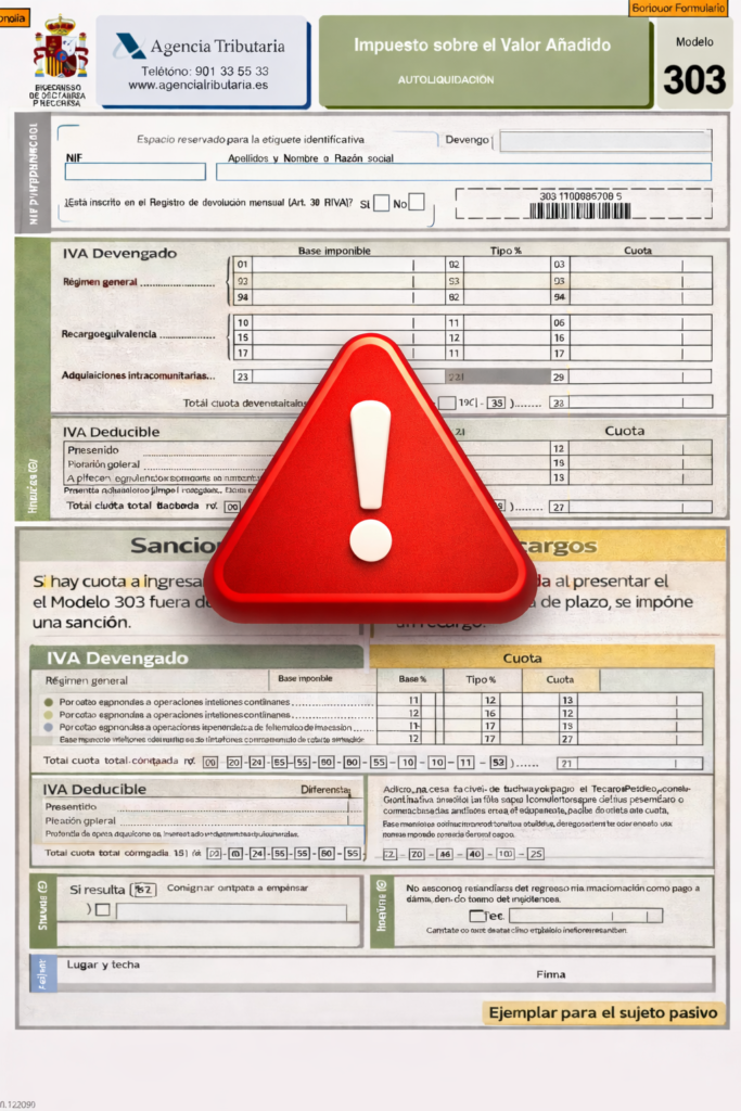 Errores en el modelo 303 y sus consecuencias