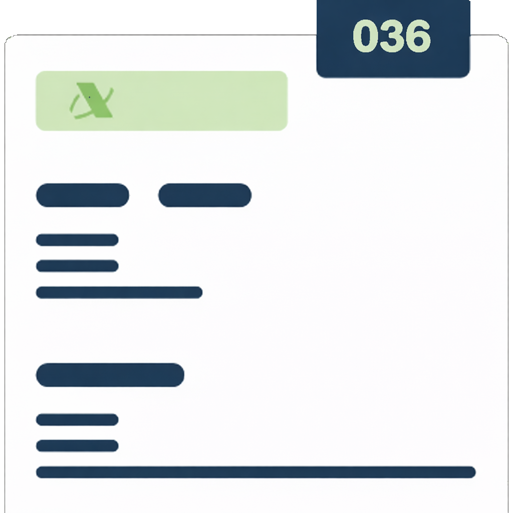 modelo 036 AET dibujo